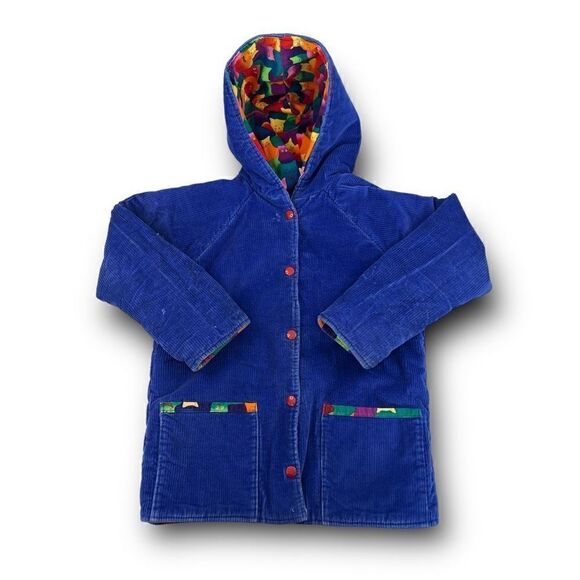 Country Clothiers Kids Cat Corduroy Snap Button Jacket Size Large - Picture 5 of 12